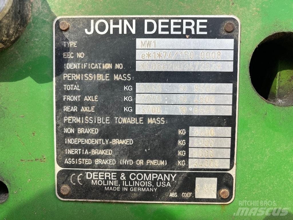 John Deere 6620 拖拉机/农用车