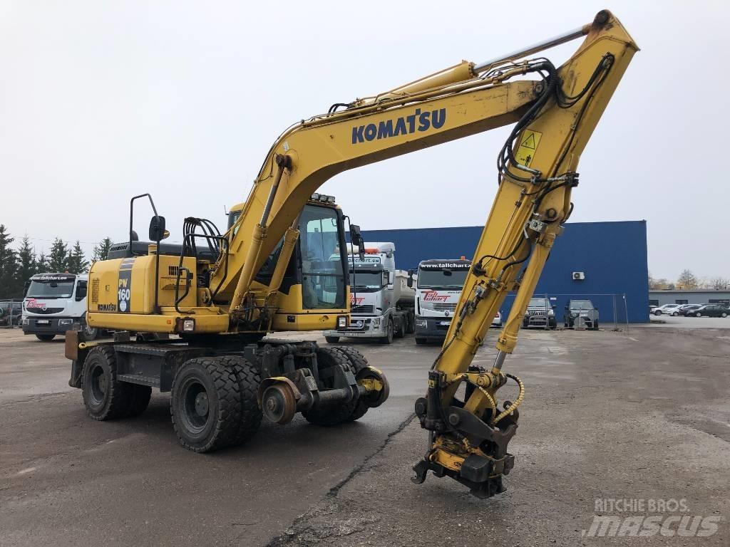 Komatsu PW160-7E0 轮式挖掘机