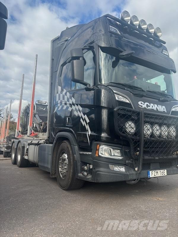 Scania R650B6X4NB 木材运输车