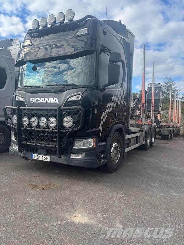 Scania R650B6X4NB 木材运输车