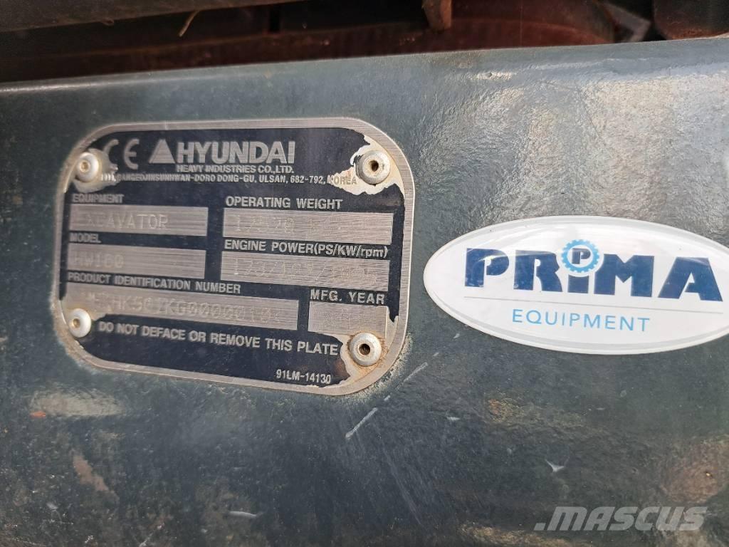 Hyundai HW 160 轮式挖掘机