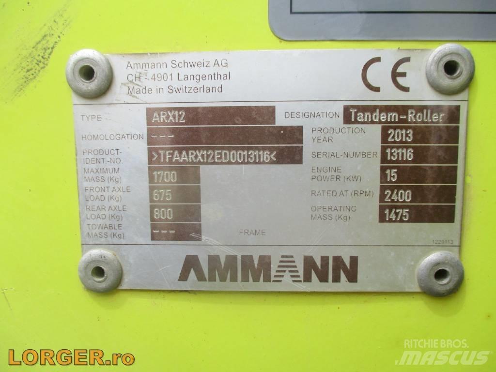 Ammann ARX 12 双轮压路机