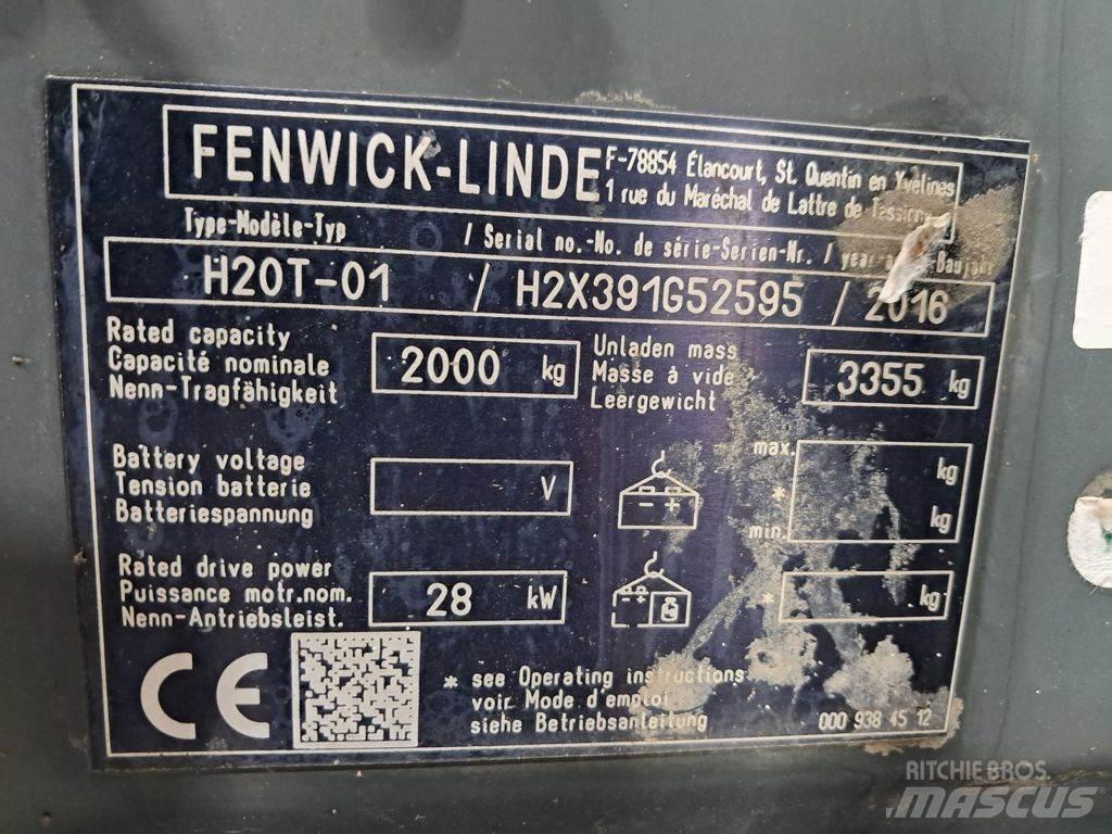 Linde H20T-01 天然气叉车