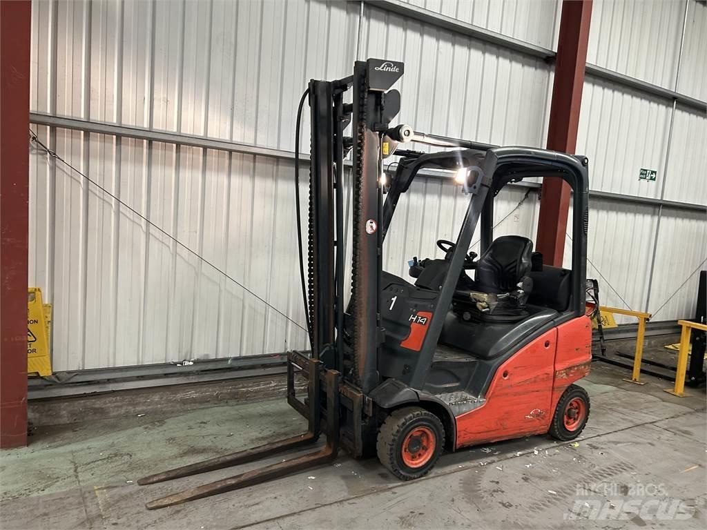 Linde H14T-01 天然气叉车