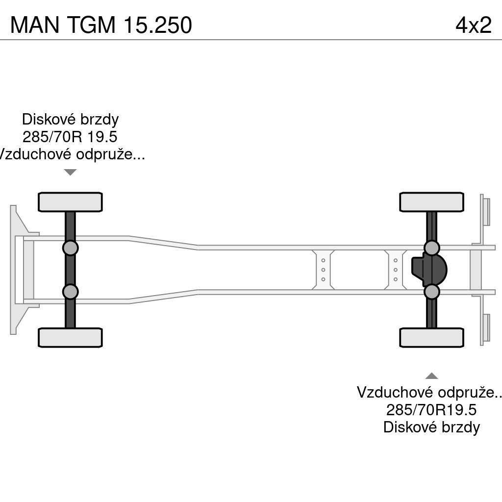 MAN TGM 15.250 厢式货车