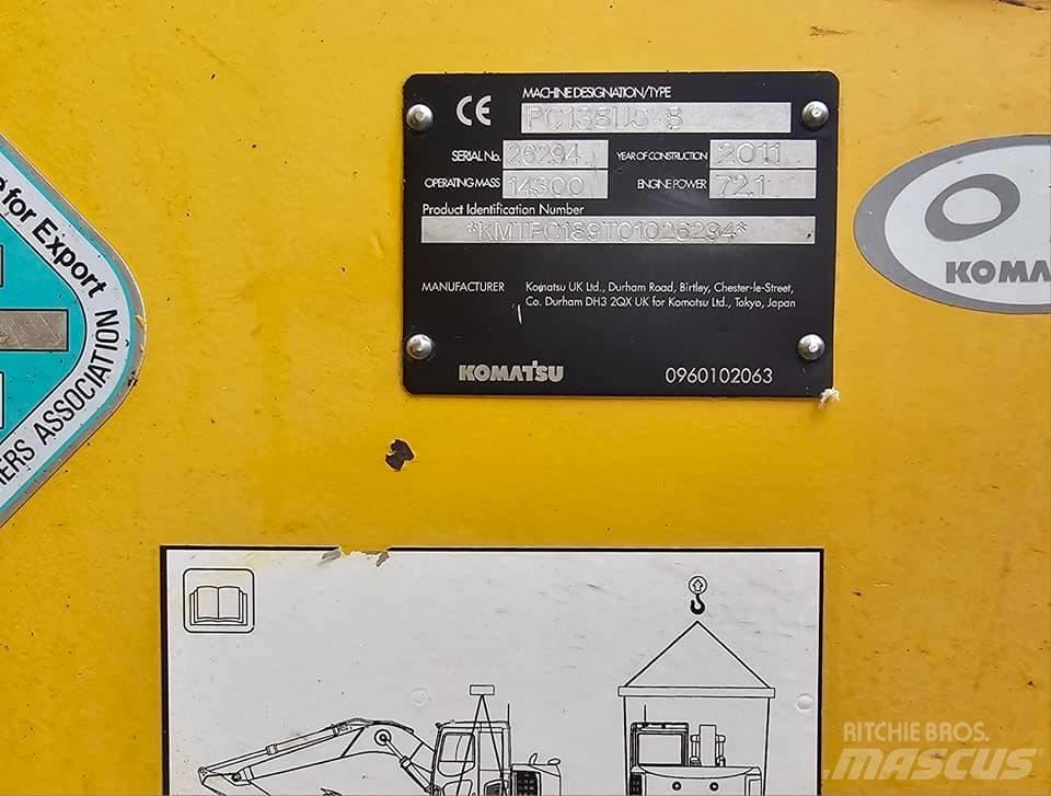 Komatsu PC 138 中型挖掘机