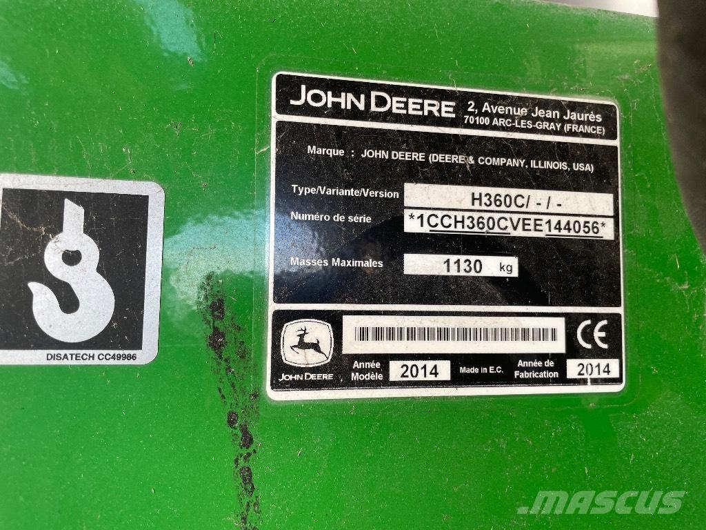John Deere H 360 前装载和挖掘机