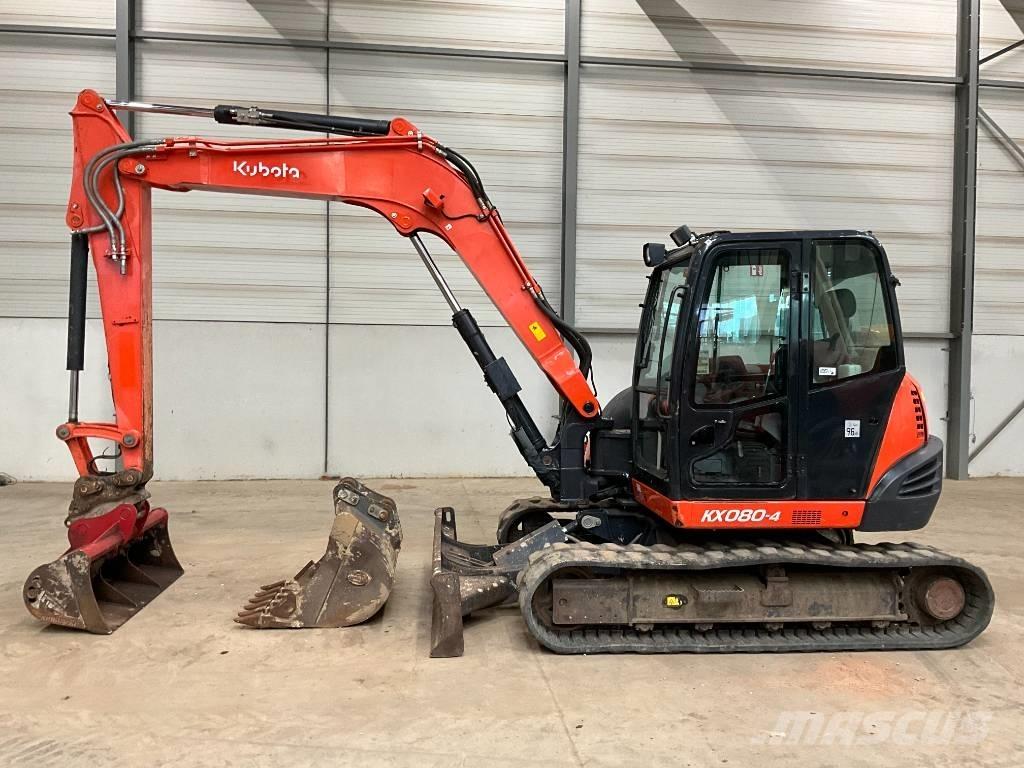 Kubota KX 080-4 中型挖掘机