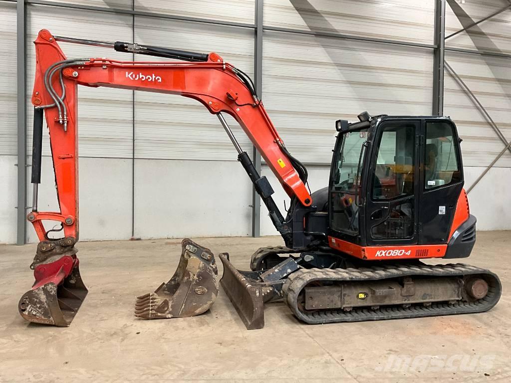 Kubota KX 080-4 中型挖掘机