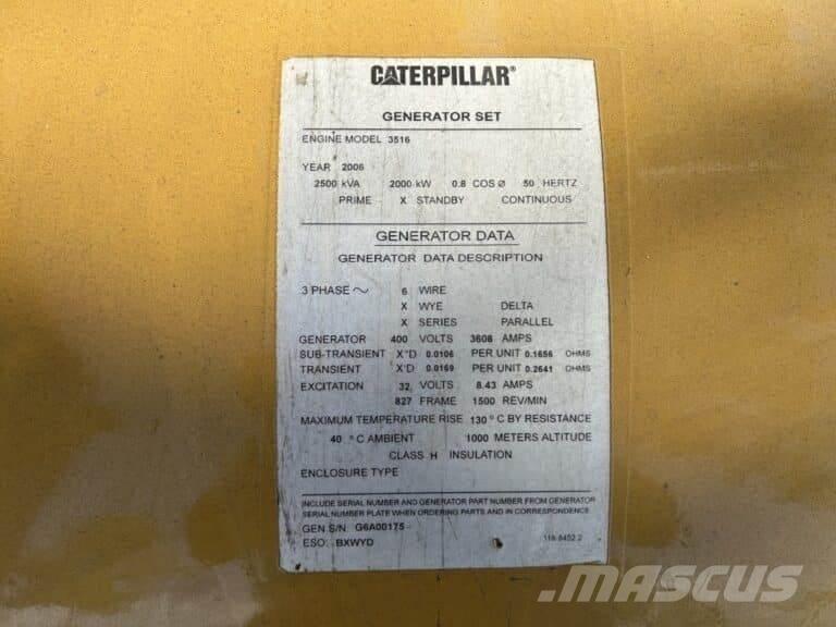 CAT SR4 - 827 frame 其它发电机