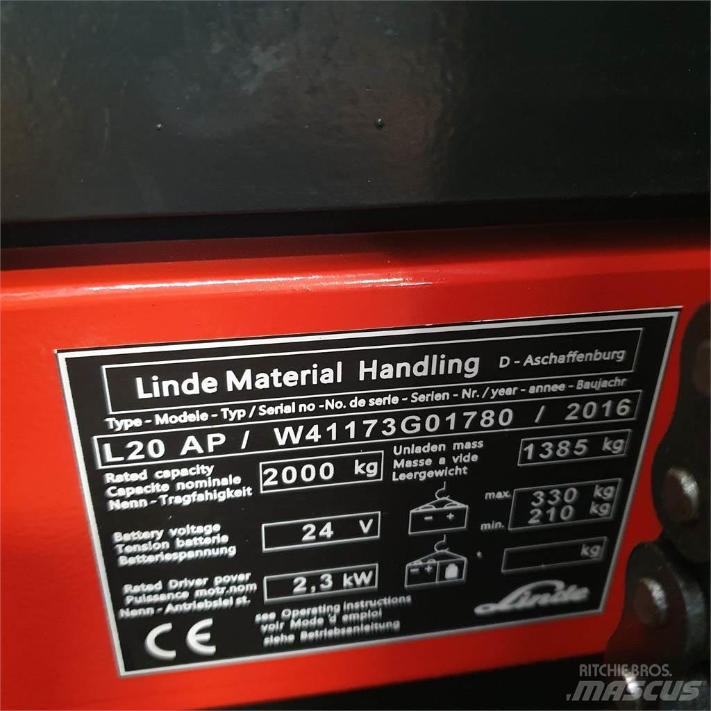 Linde L20APi 手推堆垛车