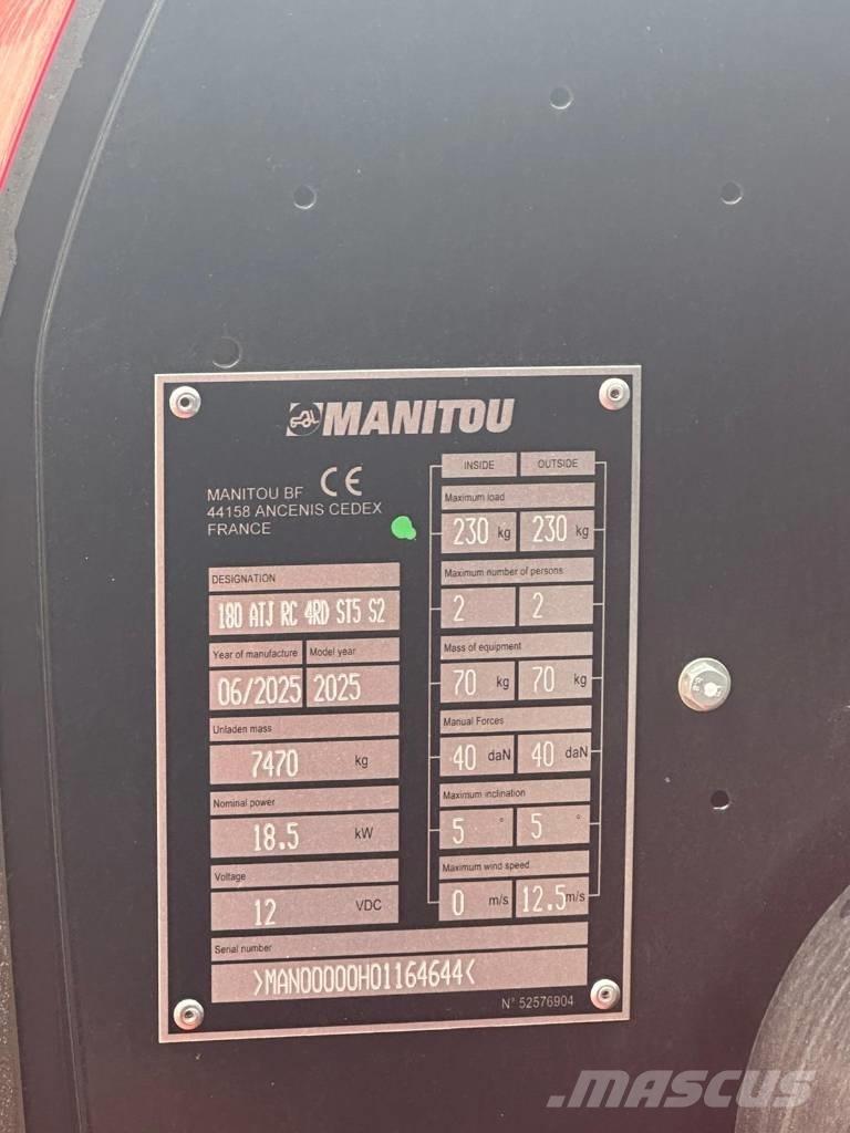 Manitou 180 ATJ 曲臂高空工作平台