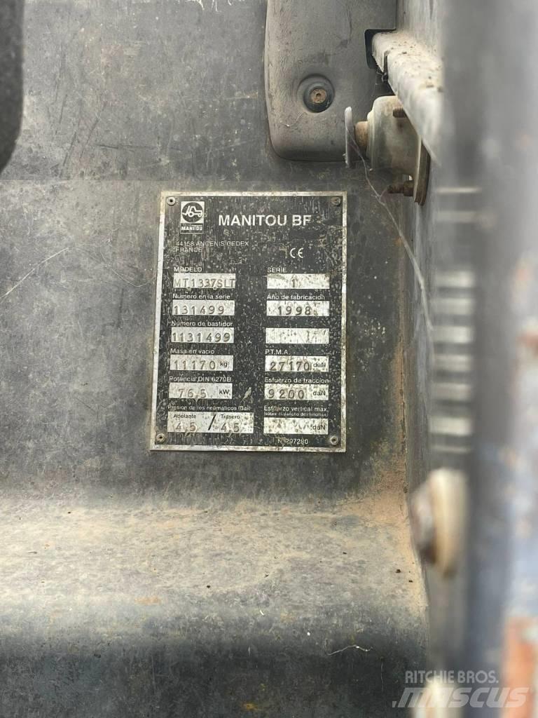 Manitou MT 1337 SL T 伸缩臂叉装车|叉装车