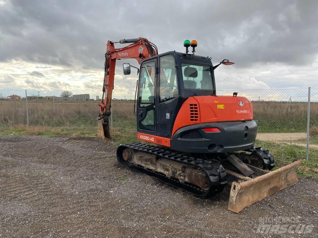 Kubota KX 080-4 中型挖掘机