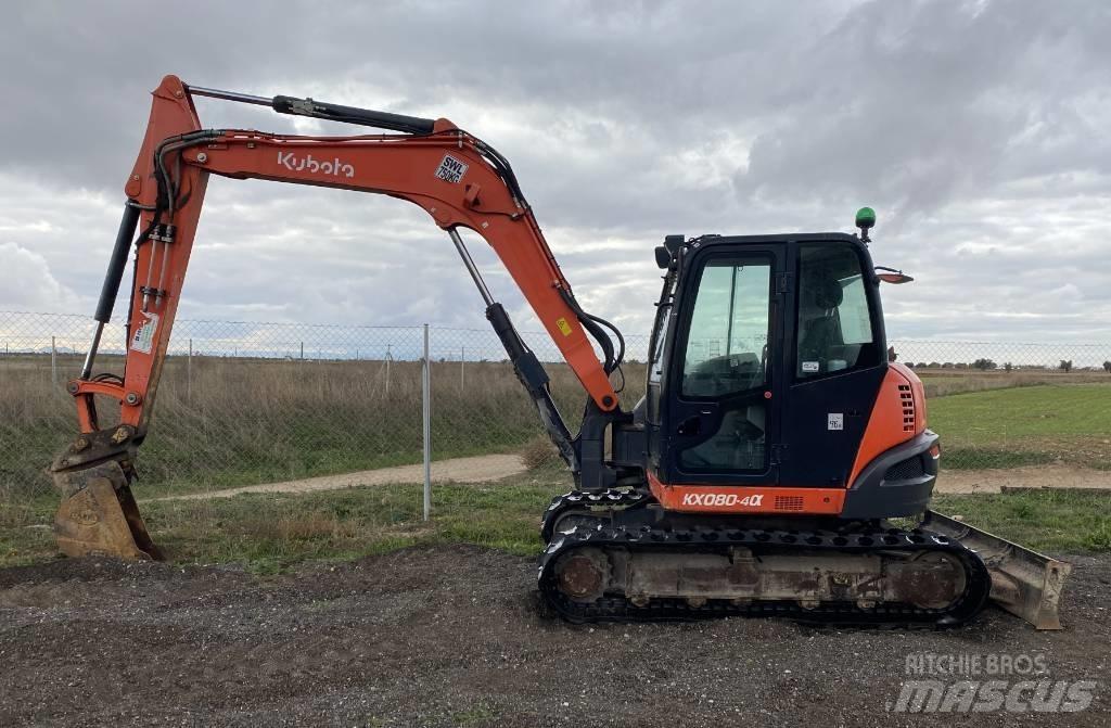 Kubota KX 080-4 中型挖掘机