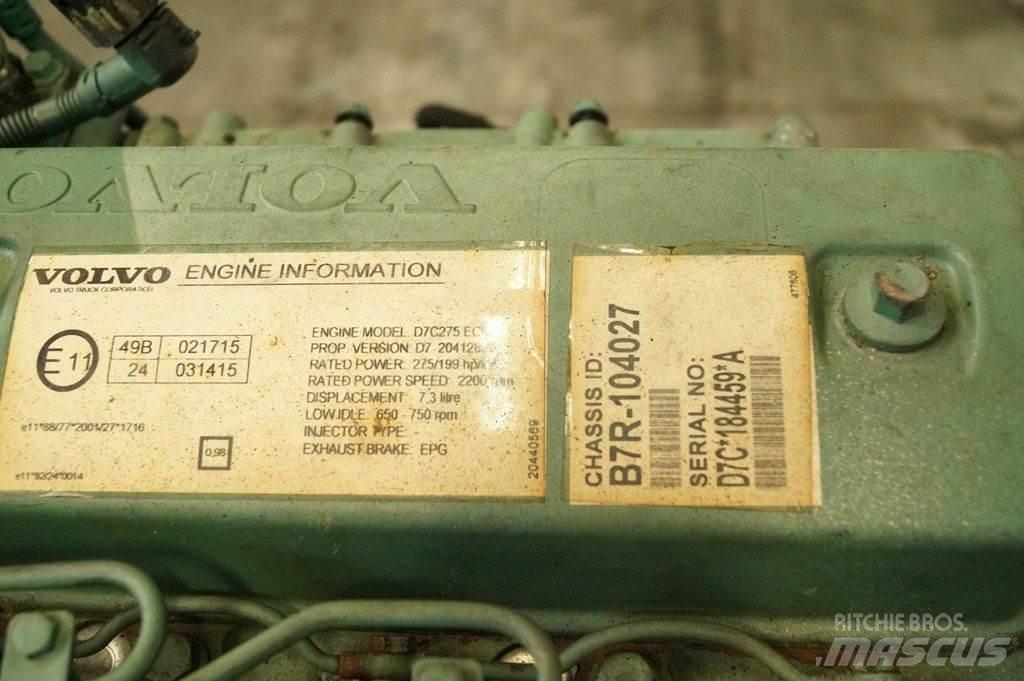 Volvo D7C USED 发动机