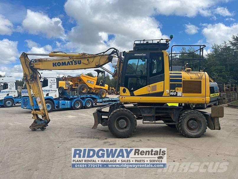 Komatsu PW 160 轮式挖掘机