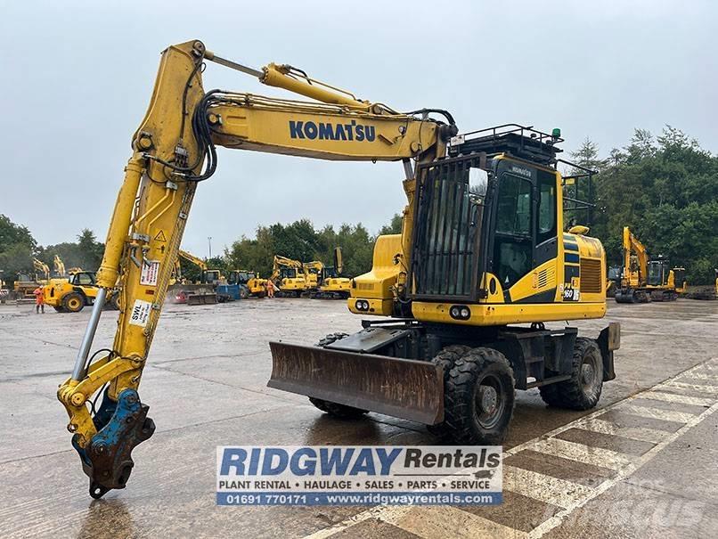 Komatsu PW 160 轮式挖掘机