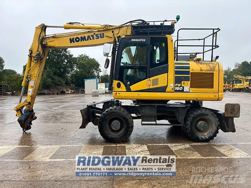 Komatsu PW 160 轮式挖掘机