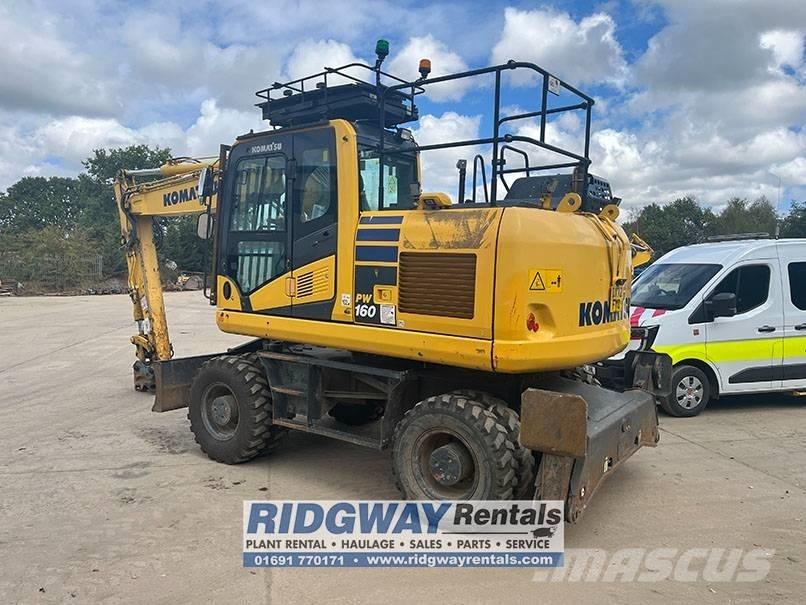Komatsu PW 160 轮式挖掘机