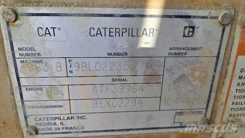 CAT 963 B 履带式装载机