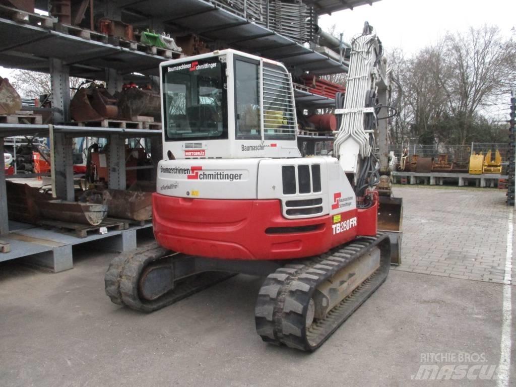 Takeuchi TB 280 FR 中型挖掘机