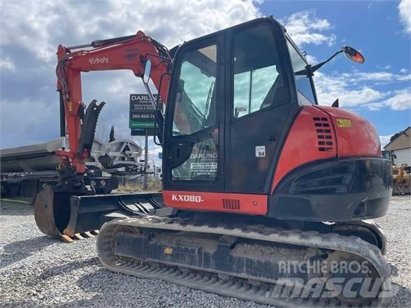 Kubota KX080-4 履带挖掘机