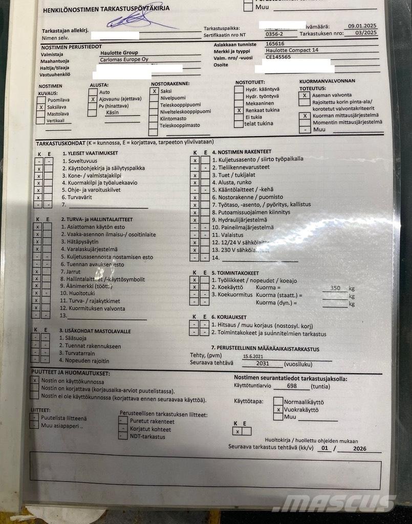 Haulotte Compact 14 剪叉式升降机