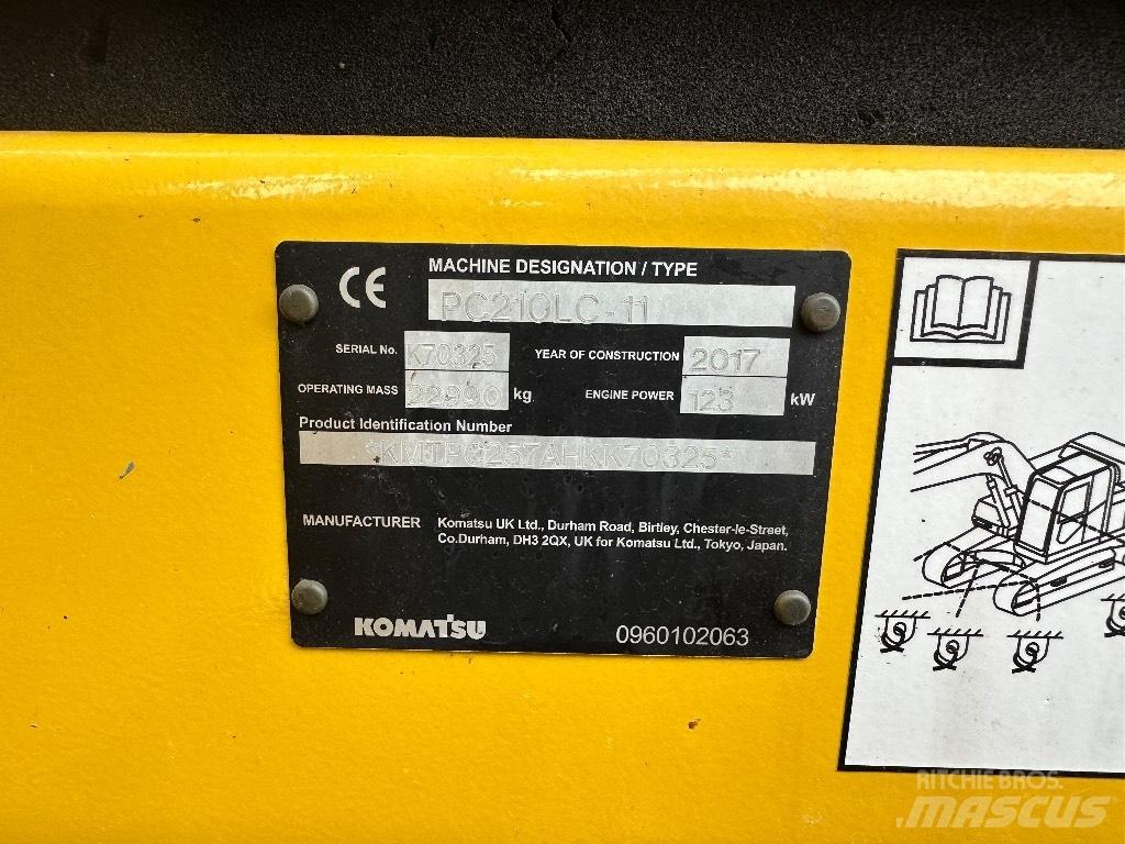 Komatsu PC 210 LC-11 履带挖掘机