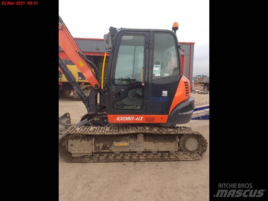 Kubota KX 080-4 中型挖掘机