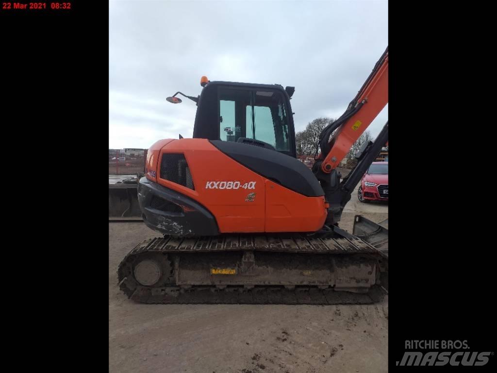 Kubota KX 080-4 中型挖掘机