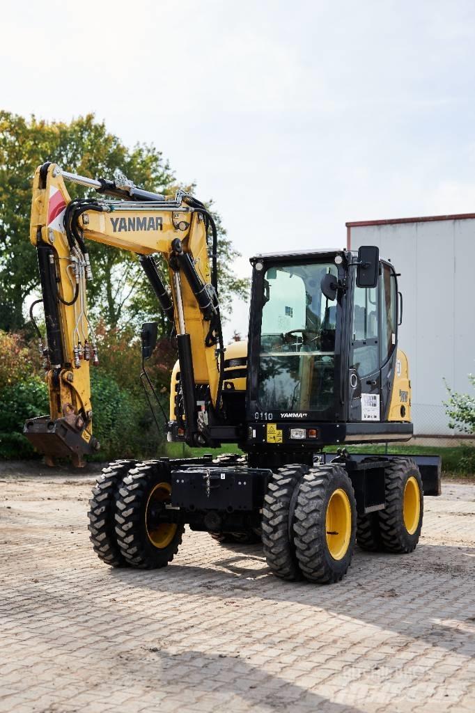 Yanmar B 75 W 轮式挖掘机