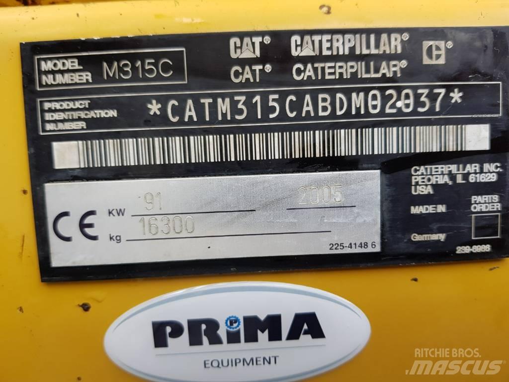 CAT M315C Outriggers 底盘和悬架