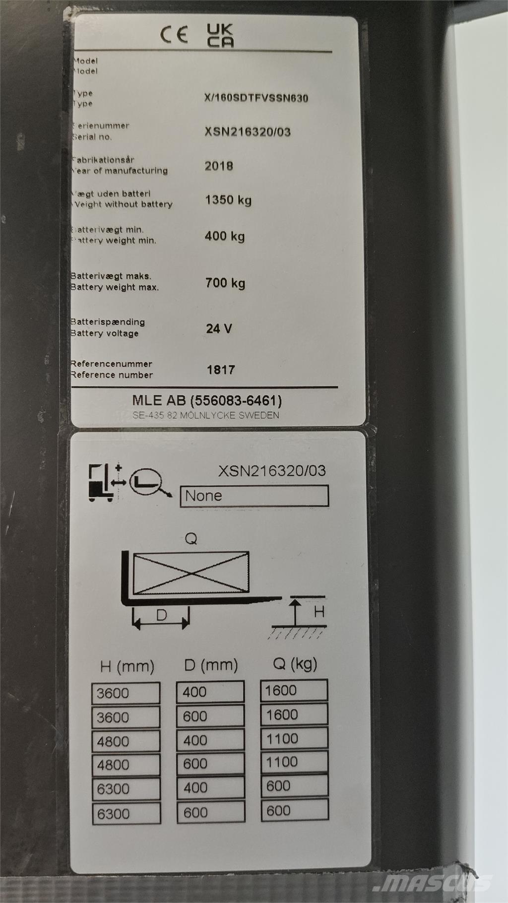 Atlet XSN160E 行走式堆垛机
