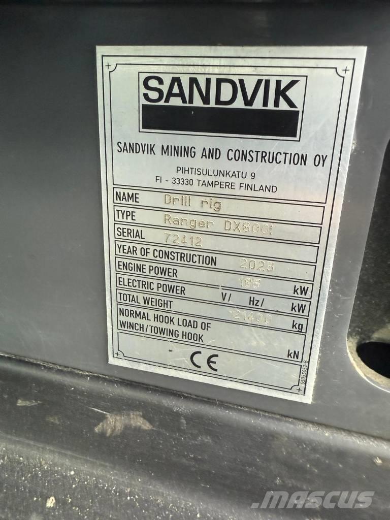 Sandvik DX 800I 钻孔机