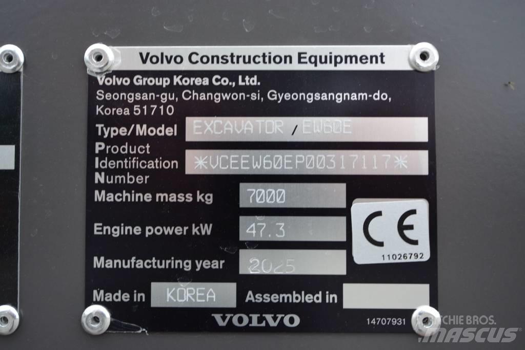 Volvo EW 60 E 小型挖掘机