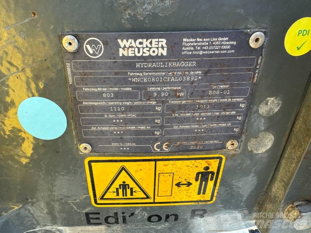 Wacker Neuson 803 履带挖掘机