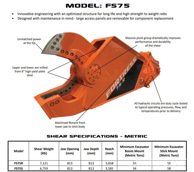  Fortress FS75 破碎钳