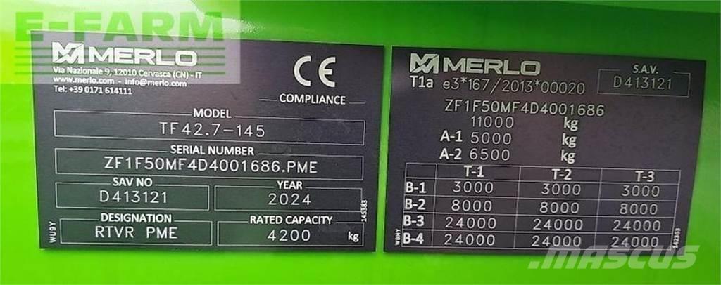 Merlo tf 42.7 - 145 电动叉车