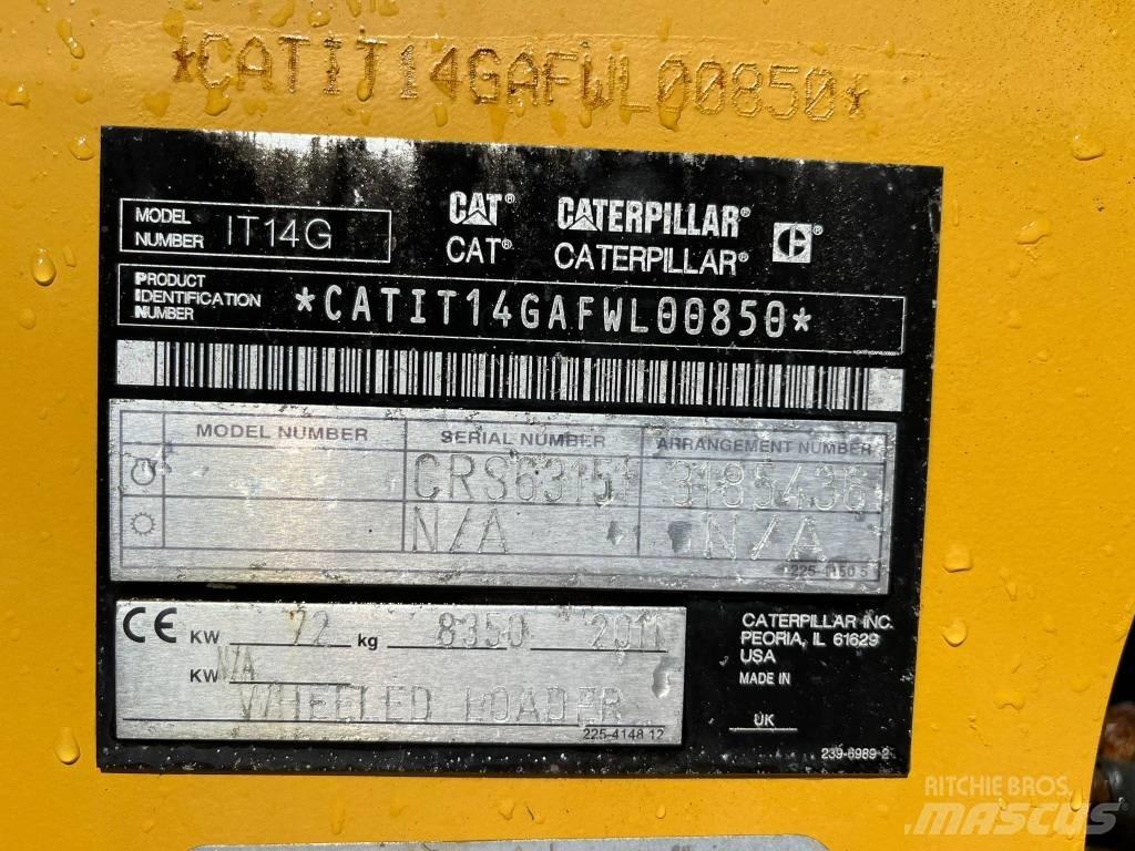 CAT IT 14 G 轮式装载机