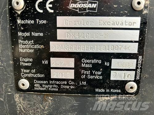 Doosan DX420LC-5 履带挖掘机