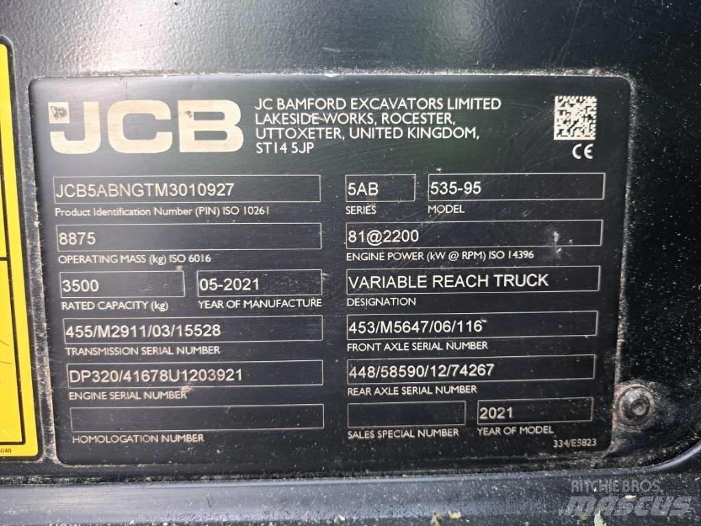 JCB 535-95 伸缩臂叉装车|叉装车