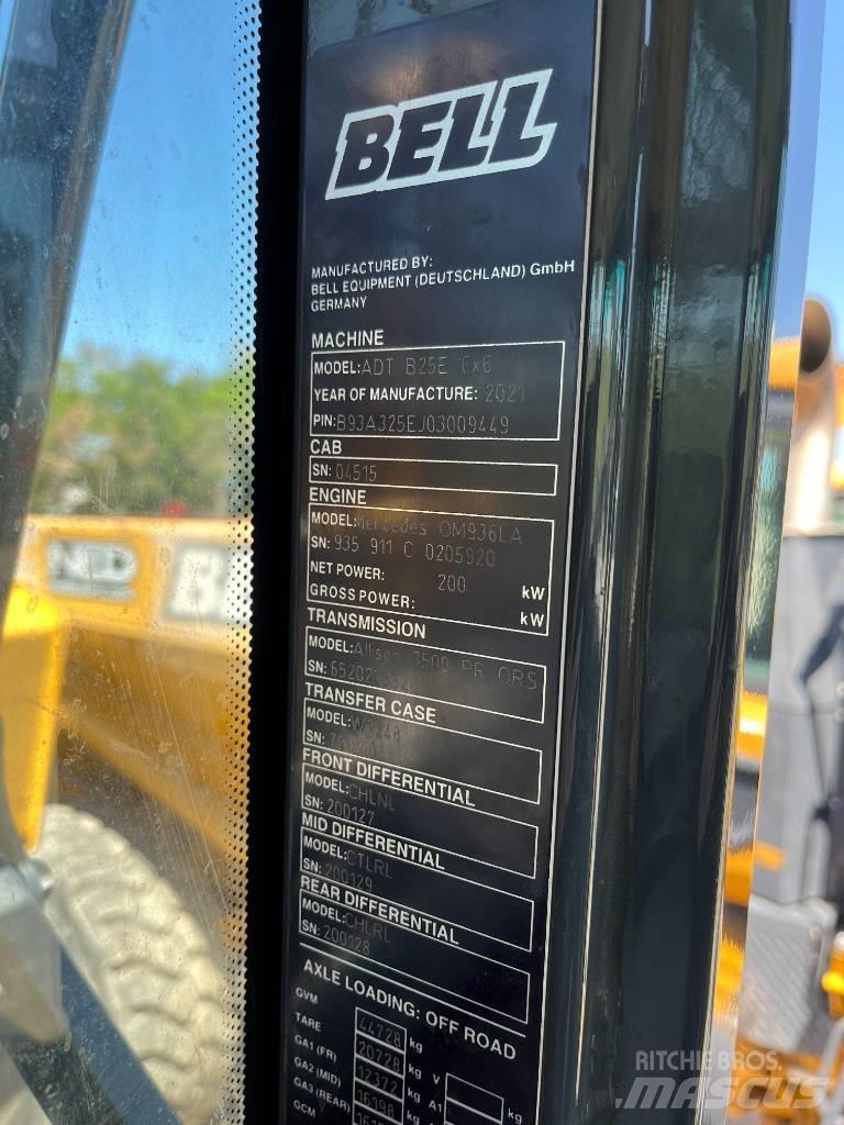 Bell B25E 铰接式自卸车