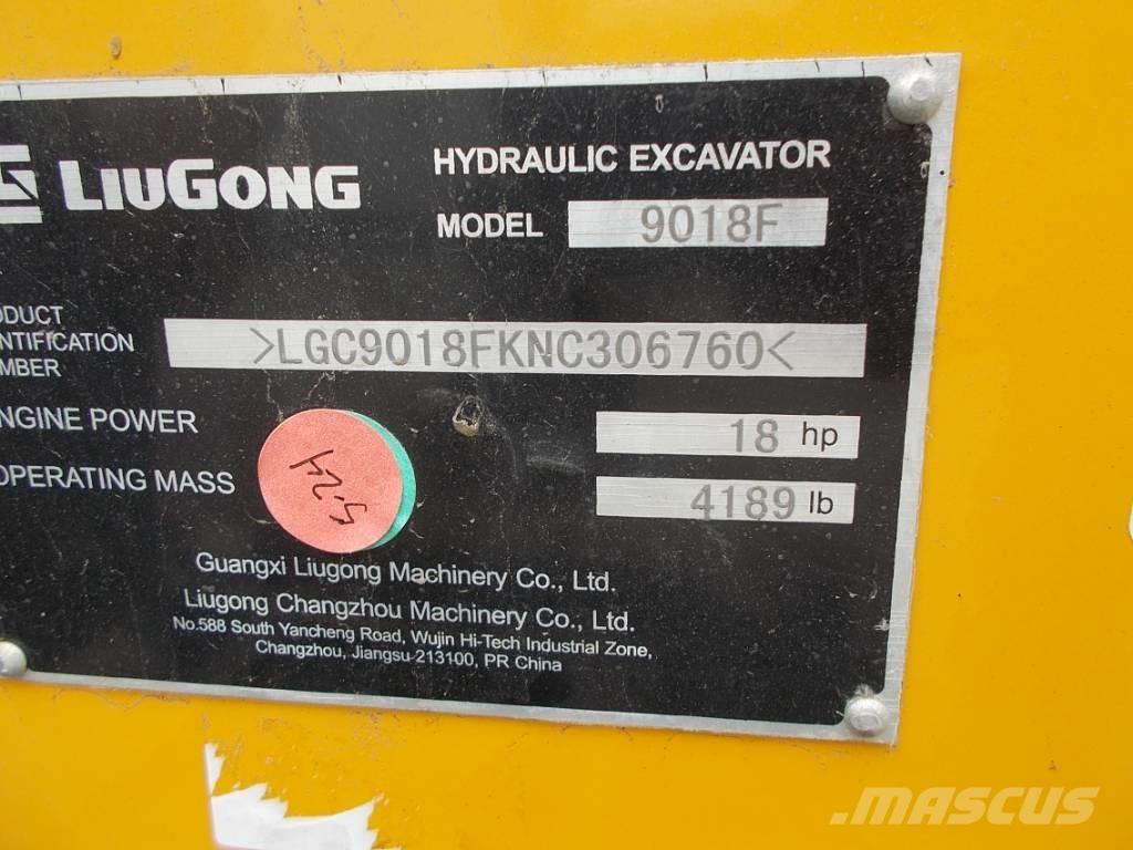 LiuGong 9018 F 小型挖掘机