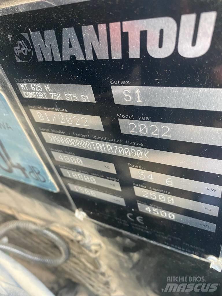 Manitou MT 625 H 伸缩臂叉装车|叉装车
