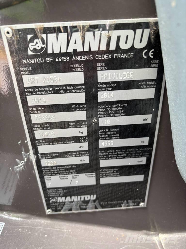 Manitou MRT 2140+ 伸缩臂叉装车|叉装车