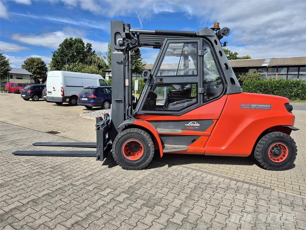 Linde H80D-03/1100 柴油叉车