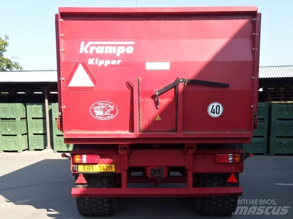 Krampe Big Body 550 平板半挂车\侧翻自卸半挂车
