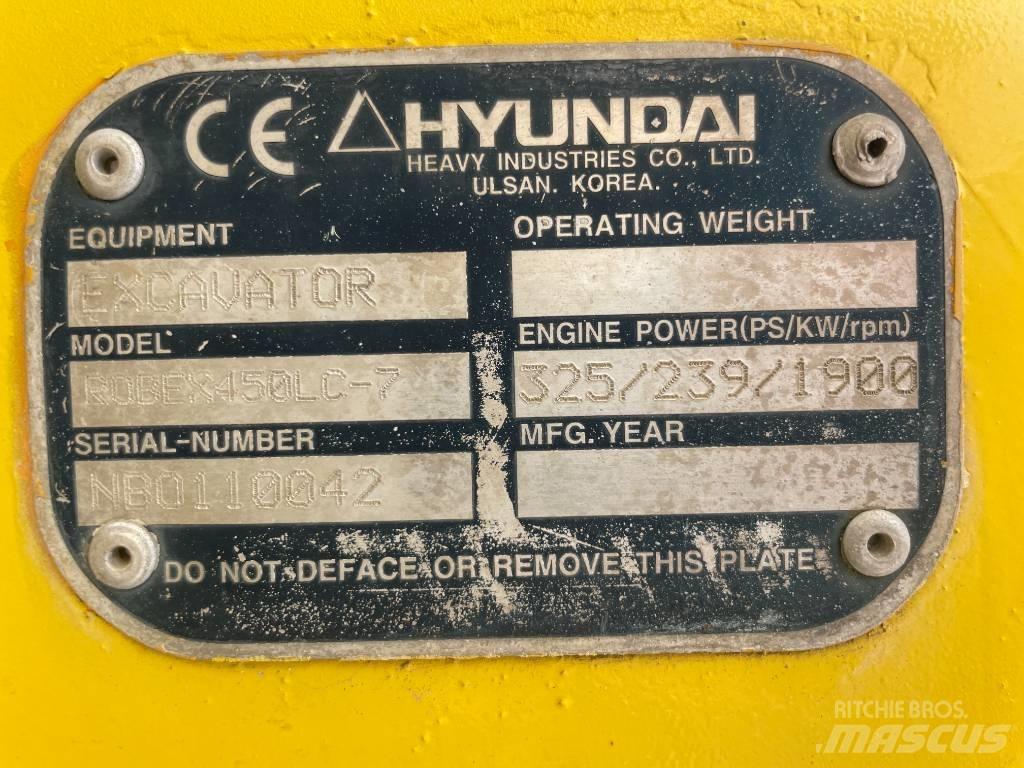 Hyundai R 450 LC-7 履带挖掘机