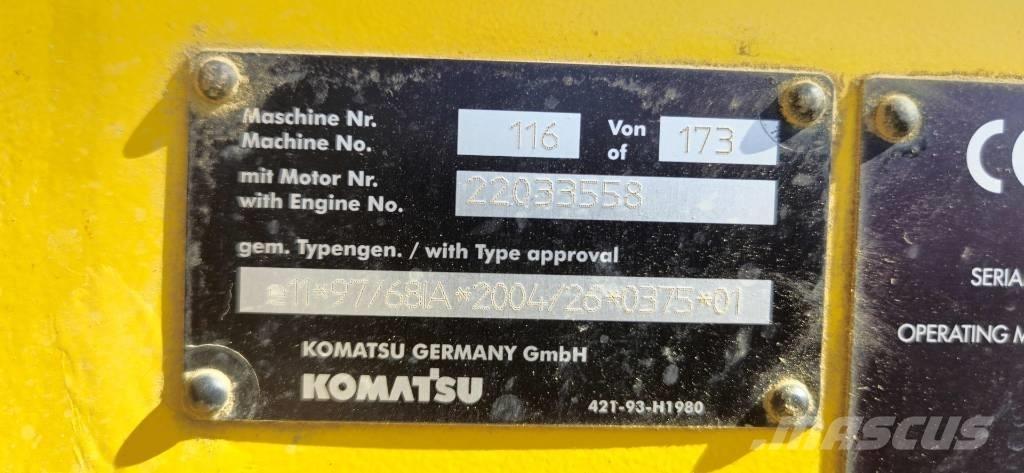 Komatsu PW 180-7EO 轮式挖掘机